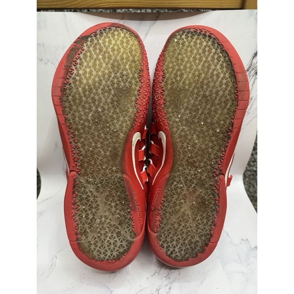 Rare Nike Kobe AD NXT White On Red‎ Mens Size 10 BasketBall Shoes 916832-040